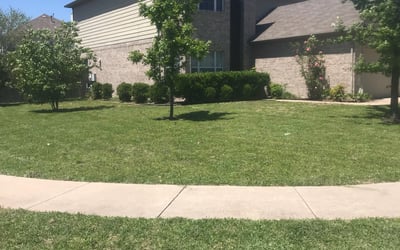 Photo of Andrew O.'s yard after getting lawn care in Augusta, ME