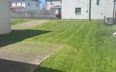 Photo of Kristen W.'s yard after getting lawn care in Charleston, WV