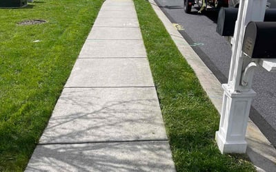 Photo of Sarah -.'s yard after getting lawn care in Manheim, PA