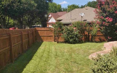 Photo of Anthony F.'s yard after getting lawn care in Harker Heights, TX