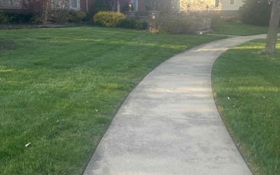 Photo of Donna W.'s yard after getting lawn care in Battle Creek, MI