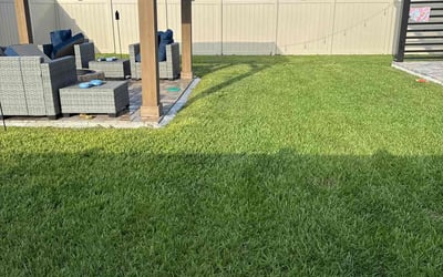 Photo of Anthony B.'s yard after getting lawn care in Easthampton, MA