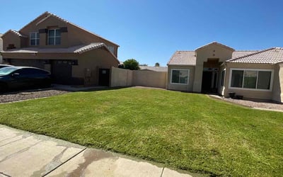 Photo of Julia K.'s yard after getting lawn care in Sun City, AZ