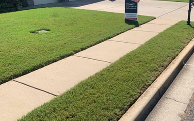 Photo of Alisha M.'s yard after getting lawn care in Madison, AL