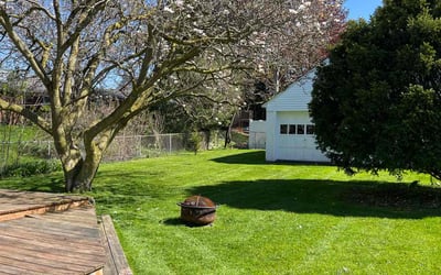 Photo of Kathleen B.'s yard after getting lawn care in Fulton, NY
