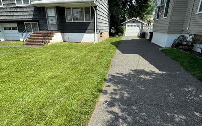 Photo of Josh T.'s yard after getting lawn care in Bergenfield, NJ