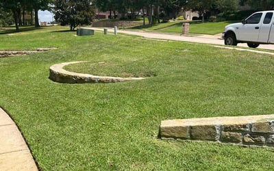 Photo of Larry U.'s yard after getting lawn care in Keller, TX