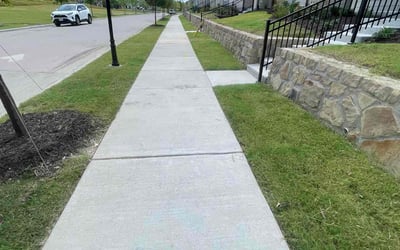 Photo of Steven A.'s yard after getting lawn care in Topeka, KS
