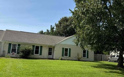 Photo of Nicole M.'s yard after getting lawn care in Chesapeake, VA