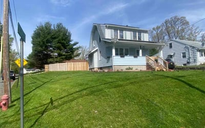Photo of Gwen C.'s yard after getting lawn care in Hawthorne, NJ