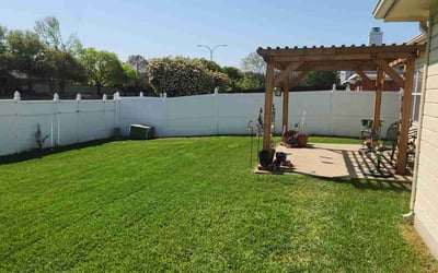 Photo of Kat M.'s yard after getting lawn care in Wichita, KS