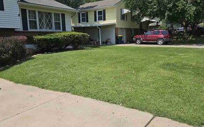 Photo of Karen H.'s yard after getting lawn care in Lees Summit, MO