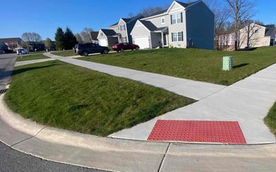 Photo of James M.'s yard after getting lawn care in Hudsonville, MI