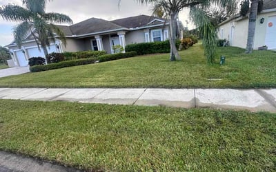 Photo of Theresa V.'s yard after getting lawn care in Rockledge, FL