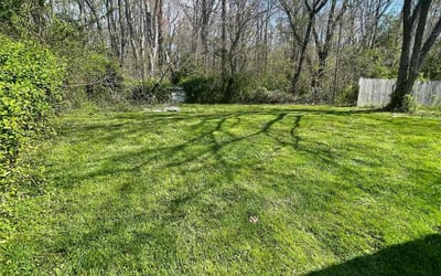 Photo of Raymond M.'s yard after getting lawn care in Haddonfield, NJ