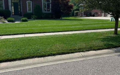 Photo of Aaron G.'s yard after getting lawn care in O&#039;Fallon, MO