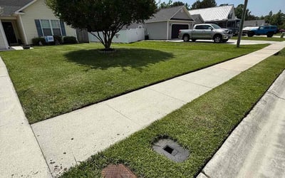 Photo of Cierrah D.'s yard after getting lawn care in Jacksonville, NC