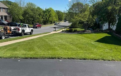 Photo of Frank L.'s yard after getting lawn care in Harleysville, PA