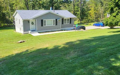 Photo of James E.'s yard after getting lawn care in Brewster, NY