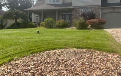 Photo of Celestine H.'s yard after getting lawn care in Cicero, NY