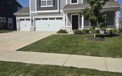Photo of Ana C.'s yard after getting lawn care in Westfield, IN