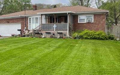 Photo of Elissa H.'s yard after getting lawn care in Akron, OH
