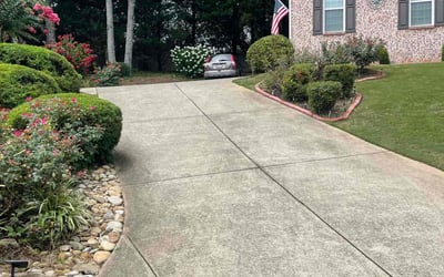 Photo of Ted L.'s yard after getting lawn care in Hampton, GA
