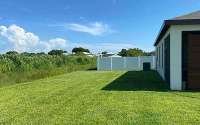 Photo of Benita W.'s yard after getting lawn care in Nokomis, FL
