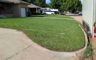 Photo of Zack B.'s yard after getting lawn care in Boca Raton, FL
