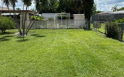 Photo of Sarah W.'s yard after getting lawn care in Port Richey, FL