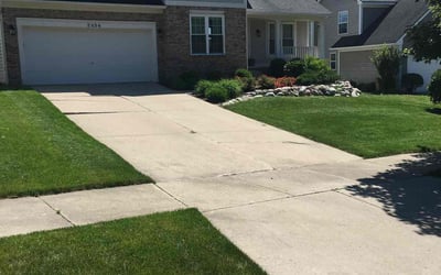 Photo of Manuel D.'s yard after getting lawn care in Ann Arbor, MI