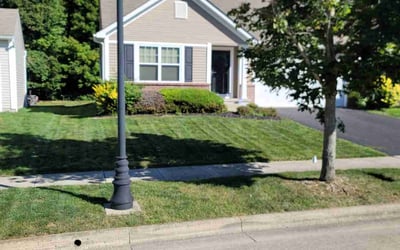 Photo of Bret M.'s yard after getting lawn care in Blacklick, OH