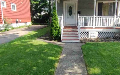 Photo of Jamar H.'s yard after getting lawn care in Greece, NY