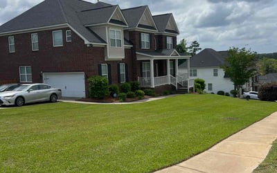 Photo of Mary K.'s yard after getting lawn care in Blythewood, SC