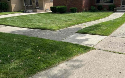 Photo of Crystal A.'s yard after getting lawn care in Oak Park, MI