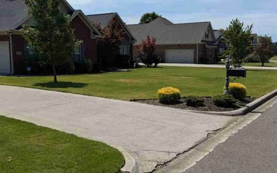 Photo of Paige M.'s yard after getting lawn care in Athens, AL