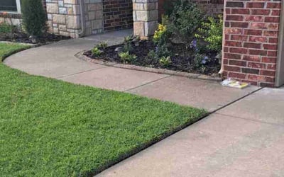 Photo of Brandon W.'s yard after getting lawn care in Tulsa, OK