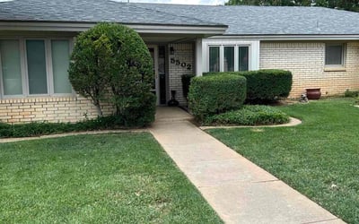 Photo of Kyle A.'s yard after getting lawn care in Lubbock, TX