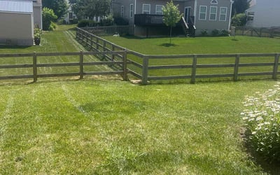 Photo of Jarred W.'s yard after getting lawn care in Maineville, OH