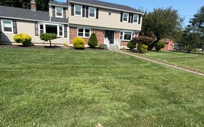 Photo of Oc K.'s yard after getting lawn care in Hamden, CT