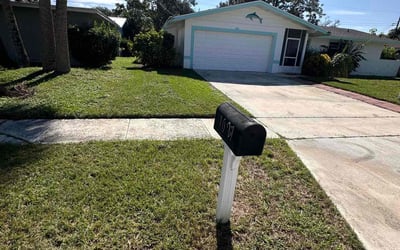 Photo of Veronica P.'s yard after getting lawn care in Rockledge, FL