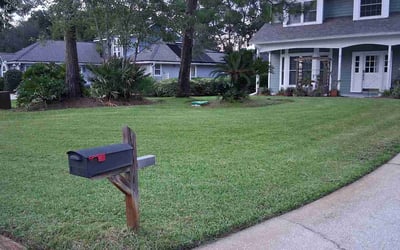 Photo of Richard G.'s yard after getting lawn care in Aransas Pass, TX