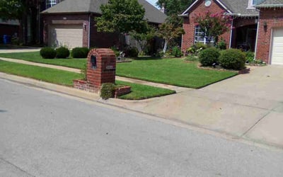 Photo of Edward J.'s yard after getting lawn care in Broken Arrow, OK