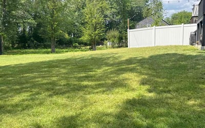 Photo of Dustin R.'s yard after getting lawn care in Taunton, MA