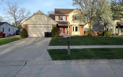 Photo of Jessica E.'s yard after getting lawn care in Livonia, MI