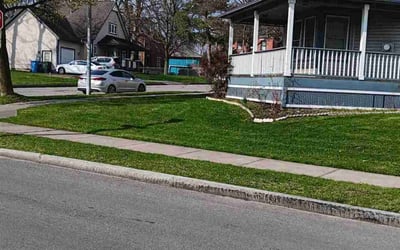 Photo of Eric G.'s yard after getting lawn care in Rochester, NY