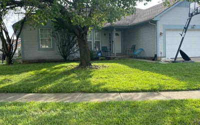 Photo of Winston M.'s yard after getting lawn care in Englewood, OH