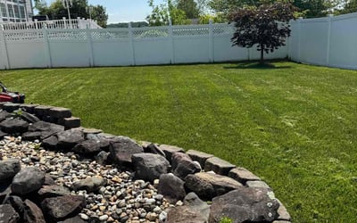 Photo of Emma w.'s yard after getting lawn care in Perry Hall, MD