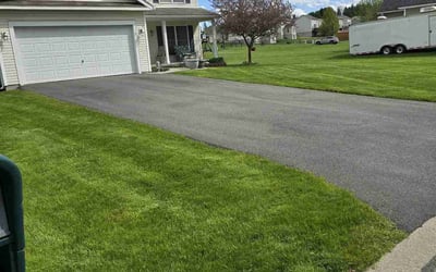 Photo of Vince M.'s yard after getting lawn care in Gates, NY