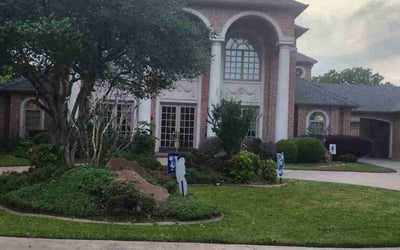 Photo of James P.'s yard after getting lawn care in Glen Burnie, MD